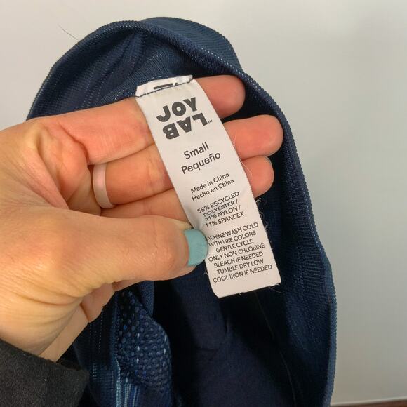 Joy Lab Blue Marled High Rise Leggings - Picture 6 of 8